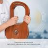imageDonner Lyre Harp 10 Metal Strings Mahogany Body and Bone Saddle DLH002 Lyre Harp for Beginner Kids with Tuning Wrench Spare String Set Black Gig Bag Manual Ancient Greece Style10 Strings