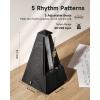 imageDonner Mechanical Metronome for Piano Guitar Drum Violin Saxophone Musician Track Beat and Tempo Loud Sound Steel Movement DPM1 Wood Grain ColorWoodgrainBlack