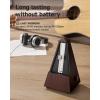 imageDonner Mechanical Metronome for Piano Guitar Drum Violin Saxophone Musician Track Beat and Tempo Loud Sound Steel Movement DPM1 Wood Grain ColorWoodgrainBrown