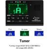 imageDonner Metronome Tuner for All Instruments  Guitar Bass Violin Ukulele Trumpet Chromatic Clarinet Flute 3 in 1 Digital Metronome with TunerMetronomeTone Generator DMT01Black