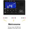 imageDonner Metronome Tuner for All Instruments  Guitar Bass Violin Ukulele Trumpet Chromatic Clarinet Flute 3 in 1 Digital Metronome with TunerMetronomeTone Generator DMT01Black