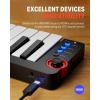 imageDonner Mini MIDI Keyboard N25 25 Key MIDI Controller for Beginner with VelocitySensitive Mini KeysampampLightup RockerampampMusic Production Software Small Controlador MIDI with 40 Teaching CoursesN25