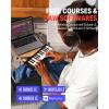 imageDonner Mini MIDI Keyboard N25 25 Key MIDI Controller for Beginner with VelocitySensitive Mini KeysampampLightup RockerampampMusic Production Software Small Controlador MIDI with 40 Teaching CoursesN25