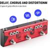imageDonner Multi Effects Guitar Pedal Alpha Cruncher 3 Type Effects Delay Chorus Distortion Pedal with Adapter for Electric GuitarDelay Chorus High Gain