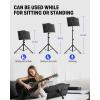 imageDonner Sheet Music Stand with Light DMS1 Portable Metal Music Stand Tabletop Music Book Stand for Guitar Ukulele Violin Players17107 IN