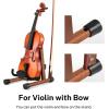 imageDonner Wood Ukulele Stand Mini Guitar Stand for Violin Hush Guitar Mandolin Banjo Folding Floor Stand AFrame Holder for Small Musical Instruments