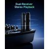 imageDonner XLR Bluetooth Receiver Wireless Bluetooth Adapter for Speakers PA Systems Audio Mixer DJ Systems Bluetooth 53 20 Hours Battery Life CV1