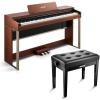 imageDonner DDP200 Pro Digital Piano with 88 KeyDonner Adjustable Piano Bench