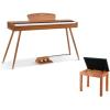 imageDonner DDP80 Digital Piano Donner Piano Bench with Storage