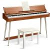 imageDonner DDP80 PLUS Digital Piano  White Piano Bench