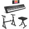 imageDonner DEP10 Digital Piano  Zstyle Keyboard Stand  XStyle Piano Bench