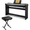 imageDonner DEP20 Beginner Digital Piano  Piano Bench