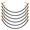 imageDonner Guitar Patch Cables Right Angle 12 Inch 30cm 14 Instrument Cables for Effect Pedals 6 Pack12 Inch