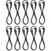 imageDonner Guitar Pedal Power DC Cable 60 CM Effect Power Supply Cord  10 Pack Male to Male