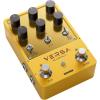 imageDonner Guitar Reverb ampamp Delay Pedal  2 in 1 with Tap Tempo Preset Saving Stereo inout Digital 3 x 3 MultiMode Effects Electric Guitar Pedal True Bypass Yellow Fall II