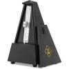 imageDonner Mechanical Metronome for Piano Guitar Drum Violin Saxophone Musician Track Beat and Tempo Loud Sound Steel Movement DPM1 Wood Grain ColorWoodgrainBlack