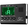 imageDonner Metronome Tuner for All Instruments  Guitar Bass Violin Ukulele Trumpet Chromatic Clarinet Flute 3 in 1 Digital Metronome with TunerMetronomeTone Generator DMT01Black
