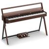 imageDonner OURA R300 88 Key Weighted Keyboard Piano for Advanced Home Digital Piano with 88 Keys Graded Hammer Standard Keyborad Bluetooth LOCAL OFF 215W Halfpedal 256 Polyphony Light Wood ColorWalnut Wood Color