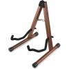 imageDonner Wood Guitar Stand Acoustic Electric Wooden Guitar Floor Stand A Frame Folding Guitar Holder Adjustable for Bass Cello Mandolin Banjo UkuleleWoodA shape