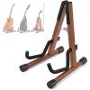 imageDonner Wood Ukulele Stand Mini Guitar Stand for Violin Hush Guitar Mandolin Banjo Folding Floor Stand AFrame Holder for Small Musical Instruments