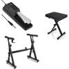 imageDonner XStyle Piano Bench  DSP003 Sustain Pedal  ZStyle HeavyDuty Piano Stand