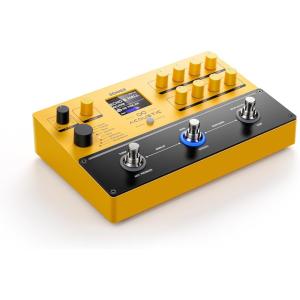 imageDonner Acoustic Guitar MultiEffects Pedal APL 8 Classic Effects Delay Overdrive Chorus 6 IR Modes 8 Min Looper Variety of Interfaces AutoNotch Antihowling Includes Power Adapter and USB Cable