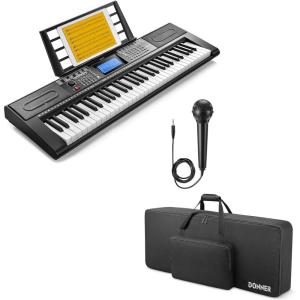 imageDonner Black Keyboard Piano  Keyboard Case