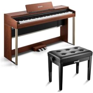 imageDonner DDP200 Pro Digital Piano with 88 KeyDonner Adjustable Piano Bench