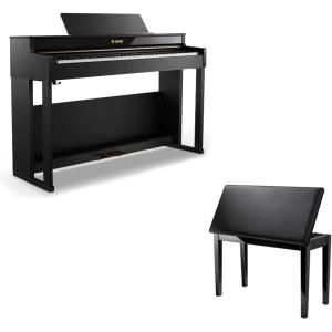 imageDonner DDP400 88 Key Digital Piano Weighted KeyboardDonner Duet Piano Bench with Storage