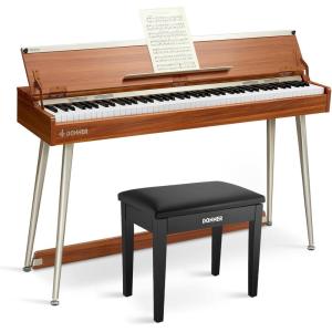 imageDonner DDP80 PLUS Digital Piano  Black Piano Bench