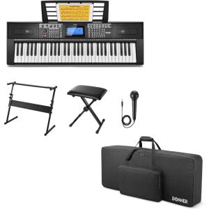 imageDonner DEK610S Electric Keyboard Kit  Keyboard Case