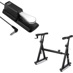 imageDonner DSP001 Piano Sustain Pedal  Zstyle HeavyDuty Piano Stand