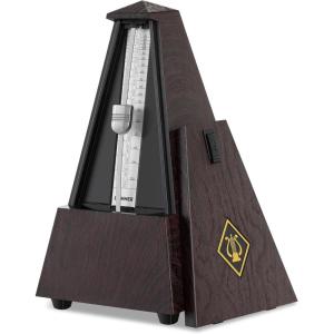 imageDonner Mechanical Metronome for Piano Guitar Drum Violin Saxophone Musician Track Beat and Tempo Loud Sound Steel Movement DPM1 Wood Grain ColorWoodgrainBrown
