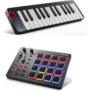 imageDonner Mini MIDI KeyboardDonner MIDI Pad Beat Maker Machine