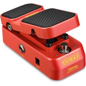 imageDonner Volume Pedal Viper 2 in 1 Passive Volume Expression Pedal Guitar Volume Pedal Pure Analog EXP PedalWah Volume