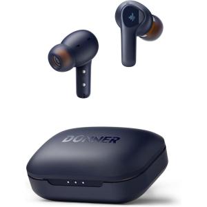 imageDonner Wireless Earbuds Noise Cancelling Bluetooth 52 Earphones with ENC for Clear Calls 12mm Drivers ampamp Balanced Armature App for Custom EQ 32H Playtime Fast Charging  Dobuds ONE BlueBlue