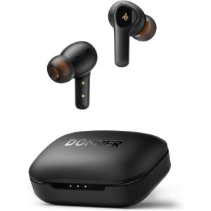 imageDonner Wireless Earbuds Noise Cancelling Bluetooth 52 Earphones with ENC for Clear Calls 12mm Drivers ampamp Balanced Armature App for Custom EQ 32H Playtime Fast Charging  Dobuds ONE BlueBlack