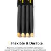 imageDonner 5A Drum Sticks Maple Wood Drumsticks 2 Pair with Carrying BagBlackBlack