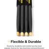 imageDonner 5A Drum Sticks Maple Wood Drumsticks 2 Pair with Carrying BagBlackClassic maple wood