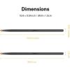 imageDonner 5A Drum Sticks Maple Wood Drumsticks 2 Pair with Carrying BagBlackClassic maple wood