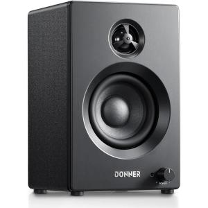 imageDonner Electric Drum Amplifier 20Watt Wireless Bluetooth Electronic Drum Amp with 3quot and 075quot Dual Drivers Mini RackMountable Monitor Speaker DDA20SE 80W Peak Portable for Home Practice