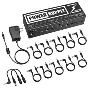 imageDonner DP2 Guitar Pedal Power Supply High Current 10 Isolated DC Output for 9V12V18V Effect Pedals