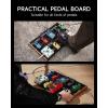 imageDonner Guitar Pedal Board with Builtin Power Supply Aluminium Alloy Effects Pedalboard DBP300 34Lb 197  123  18quot19x12x18