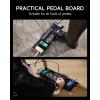 imageDonner Guitar Pedal Board with Builtin Power Supply Aluminium Alloy Effects Pedalboard DBP300 34Lb 197  123  18quot19x5x18