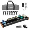 imageDonner Guitar Pedal Board with Builtin Power Supply Aluminium Alloy Effects Pedalboard DBP300 34Lb 197  123  18quot19x5x18