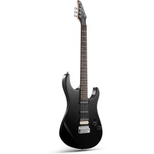 imageDonner DMT66 39 Inch Full Size Electric Guitar for Beginner Starter Electric Guitar Kit with Bag BlackBlack