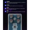 imageDonner Compressor Guitar Pedal Lax Comp Compressor Pedal for Electric Guitar and Bass Classic Peak Limiter Style Compressor with 2 Band EQ Boost Effect Pure Analog True BypassBlueCompressor