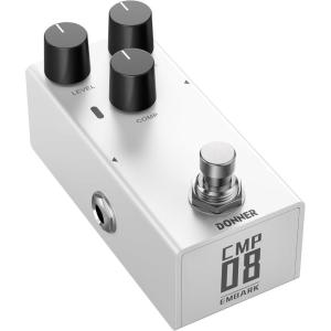 imageDonner Compressor Pedal for Electric Guitar DIY Shell Analog True Bypass Effects Pedal Vintage Warmth ampamp StudioGrade ClarityEMBARK 08