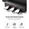 imageDonner DDP200 Pro Digital Piano 88 Key Graded Weighted Keyboard with 24 IPS Screen Cover Record Wireless Connection 100 Sounds 256 Polyphony Full Size Weighted Piano Keyboard BlackBlack