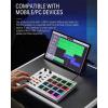 imageDonner MIDI Pad Beat Maker Machine Professional Drum Machine with 16 Beat Pads 2 Assignable Fader amp Knobs and Music Production Software USB MIDI Controller with 40 Courses STARRYPAD WhiteDPD16 White